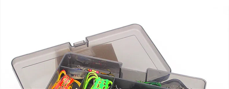 Fishing Lure Kit 101 Pieces Set Pliers Worm Hook Soft Bait Popper Pencil Crank Wobbler VIB Minnow Frog Spinner Connector Jig