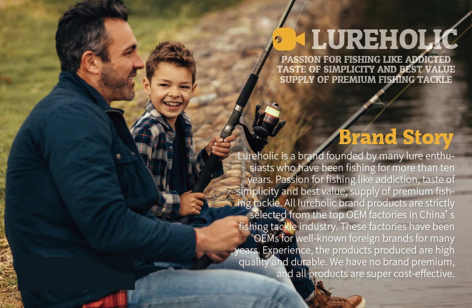 LUREHOLIC Fishing Tackle Boxes for Lure Accessories Storage Snap,