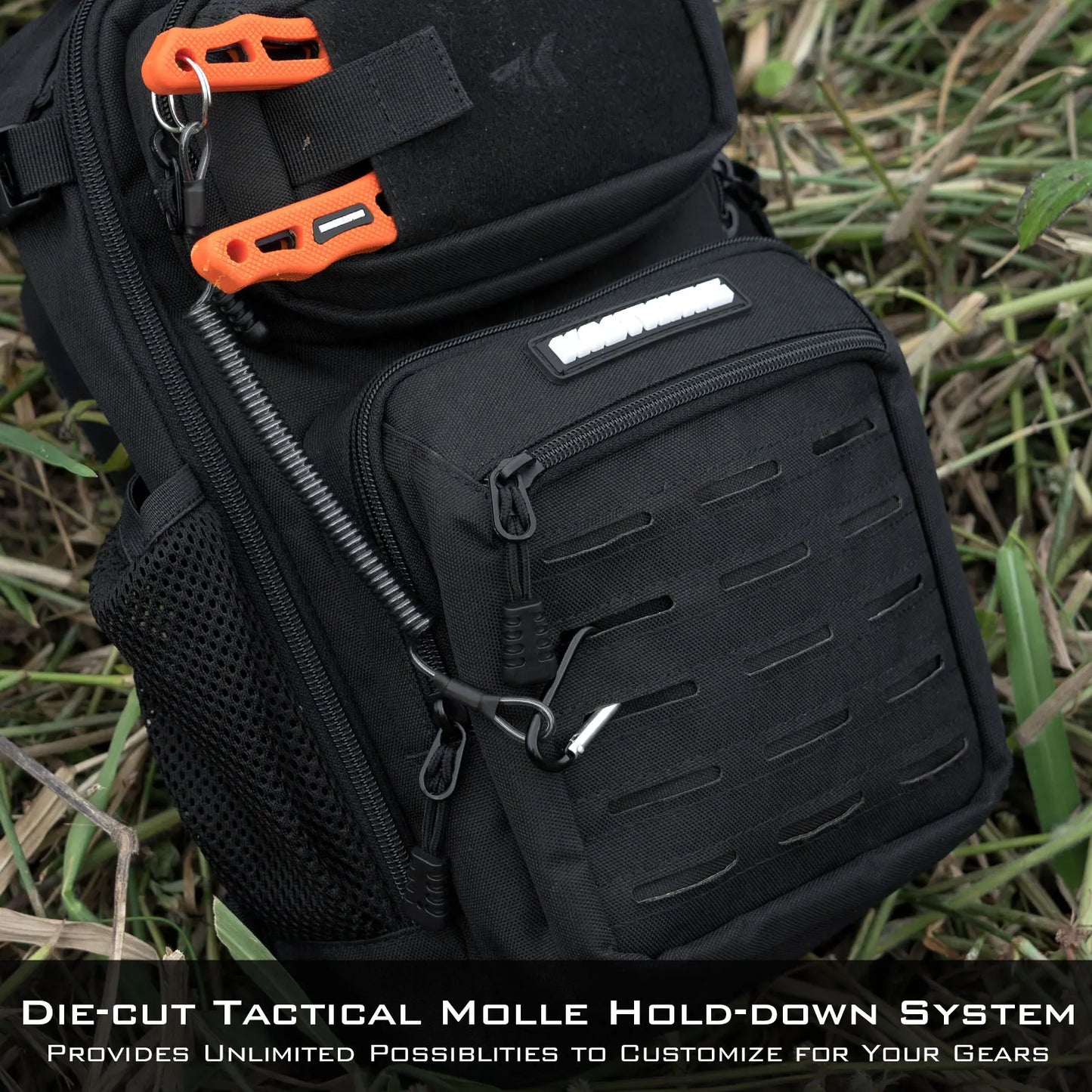 Tactical Fashion Fishing Sling Tackle Bag Lightweight Fishing Backpack