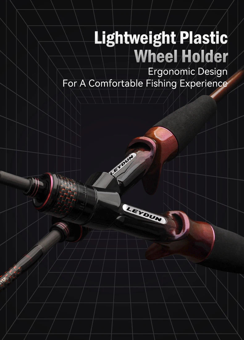 LEYDUN Franky Red Sea Bream Tyraba Fishing Rods 2.11m Super Light Full Solid Tip seawater Casting Rod ]