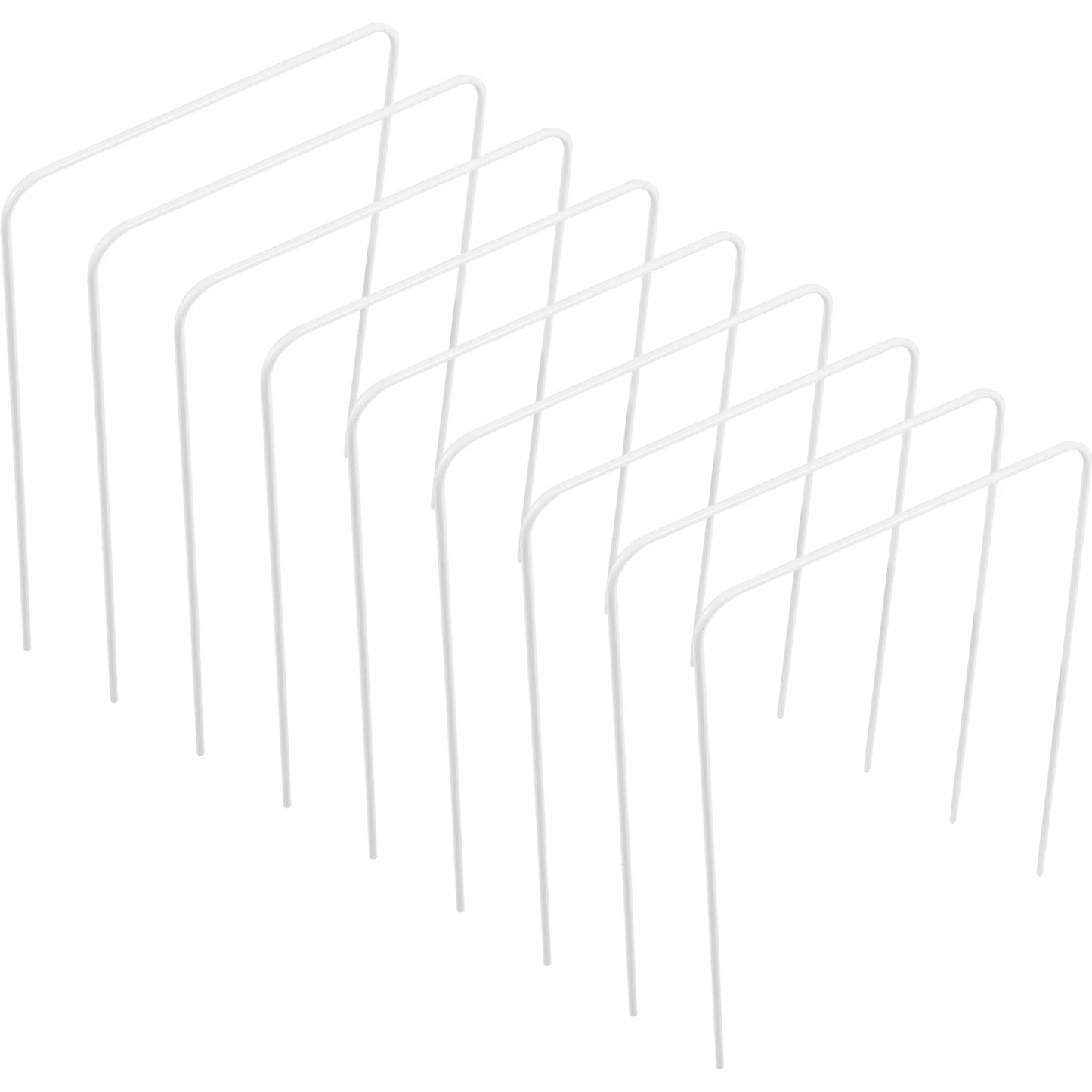 9Pcs Croquet Wickets 8X5.5 Inch Square Arrow Wickets  Croquet Game