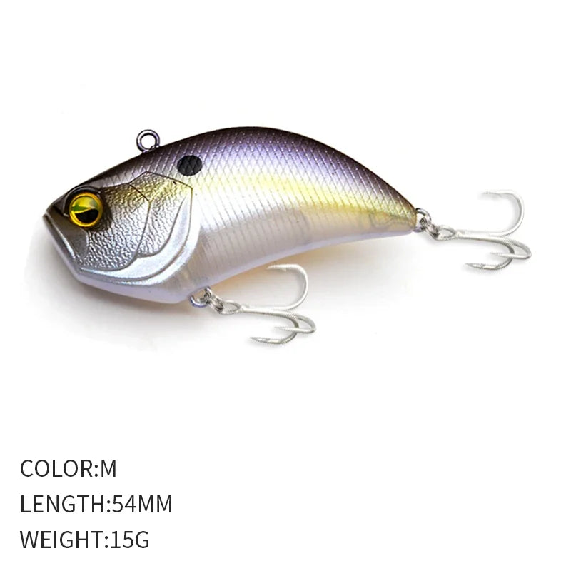1PCS Winter Vibrating VIB Road Runner 54MM/15G Full Swimming Long Casting Warbler Road Runne