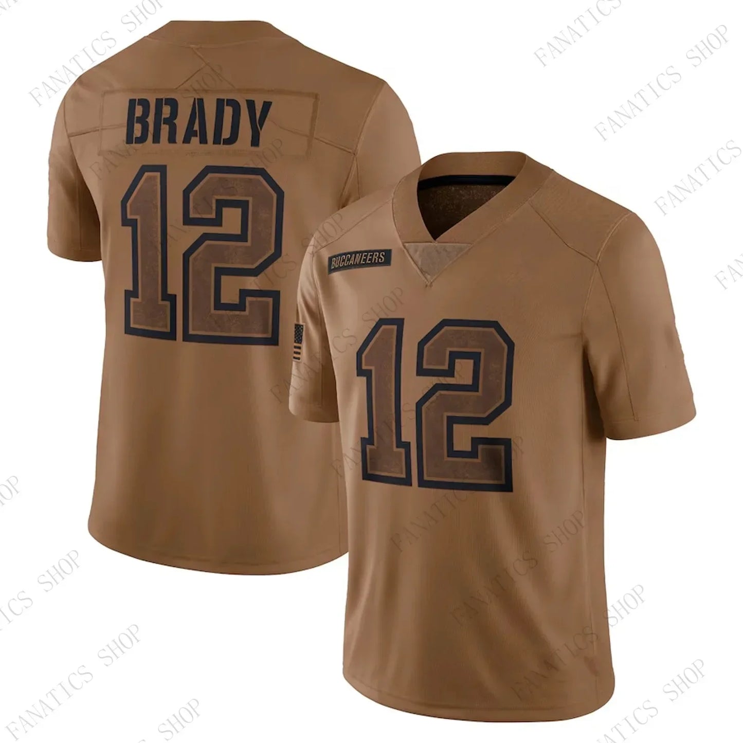 2024 Newest Summer Tom Brady Buccaneers Vapor F.U.S.E. Limited Rugby Jersey #12