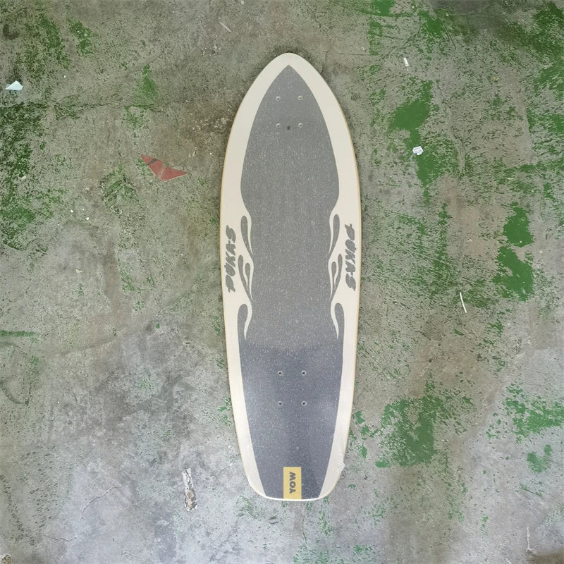 YOW land surf skateboard longboards whole kits good quality spring system branded with trucks wheels