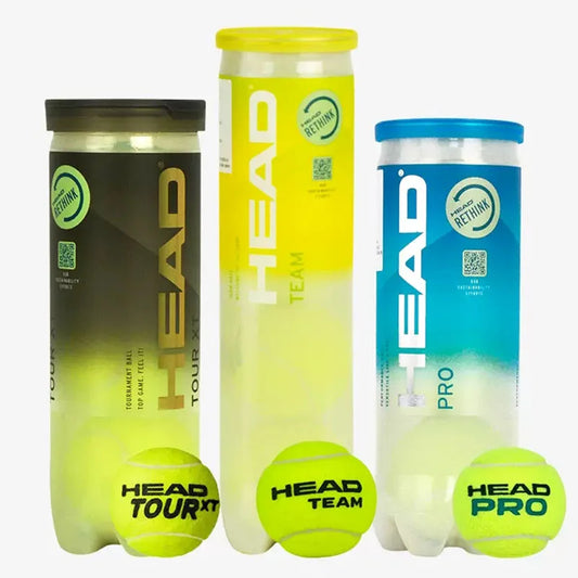 HEAD Professional Tennis 4B TEAM 3 Tour X  Training Ball T 3B Pro Match Balls
