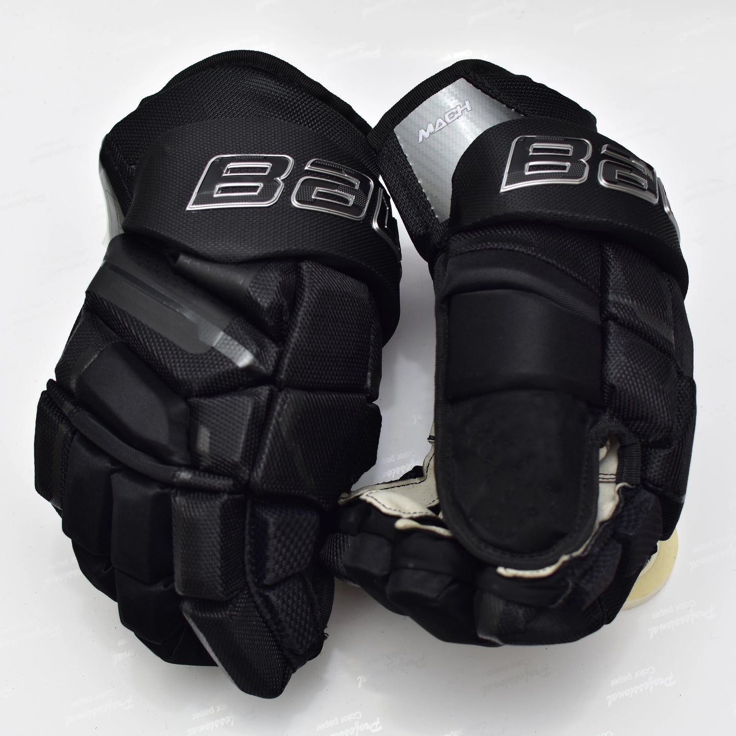 [1-pairs][MACH]New Ice Hockey Gloves BAU Brand Mach 14" Professional Athlete Hockey Glove