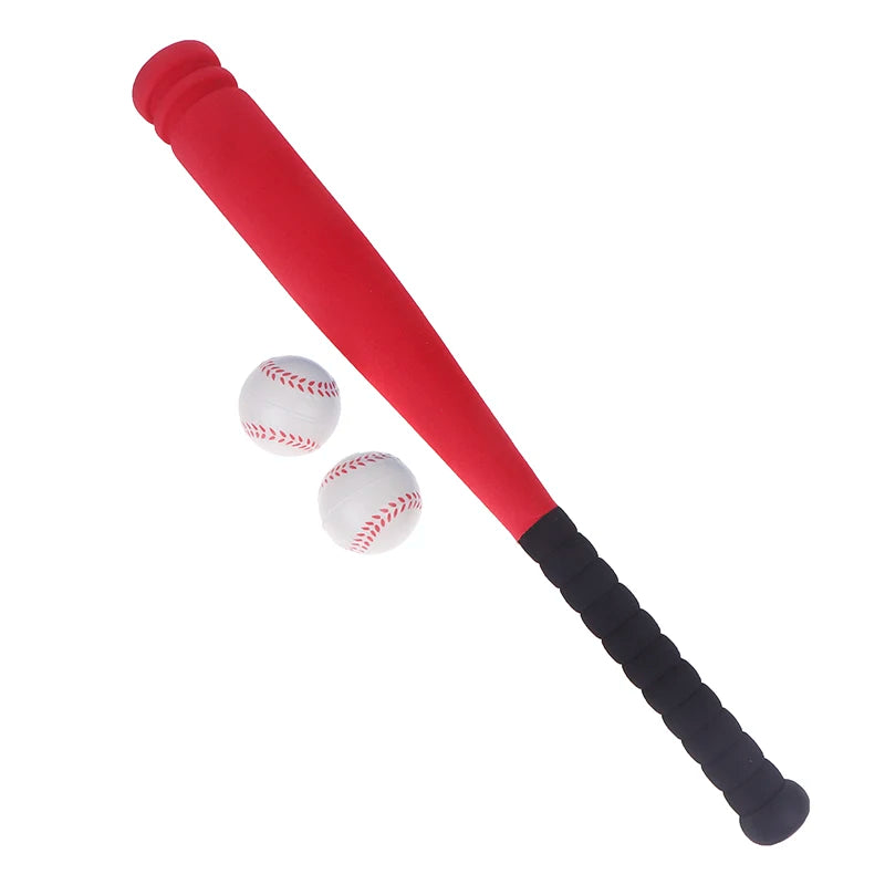 1Pc 54CM Children Baseball Bat +2Pcs Balls Set Sponge Baseball Toy F