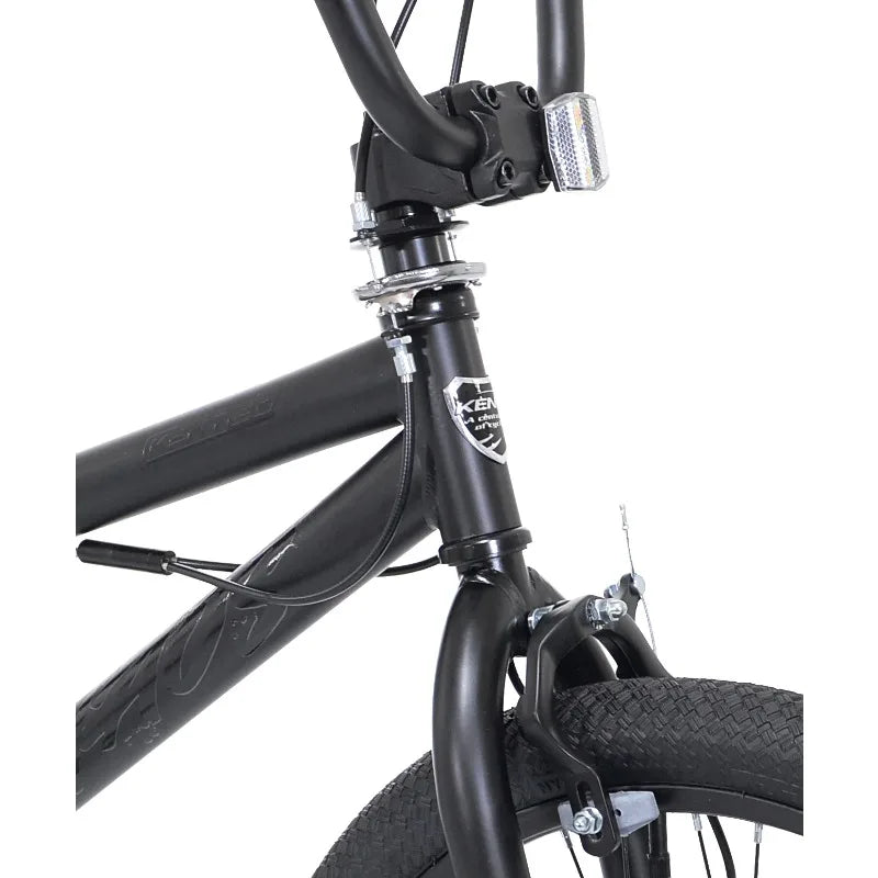 20" Kent Chaos BMX Bicycle, Fits Rider 4'2" - 5', 0", Hydro Dip Matte Black, Child, Unisex