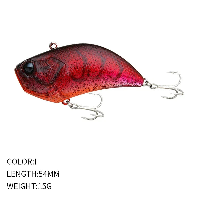 1PCS Winter Vibrating VIB Road Runner 54MM/15G Full Swimming Long Casting Warbler Road Runne