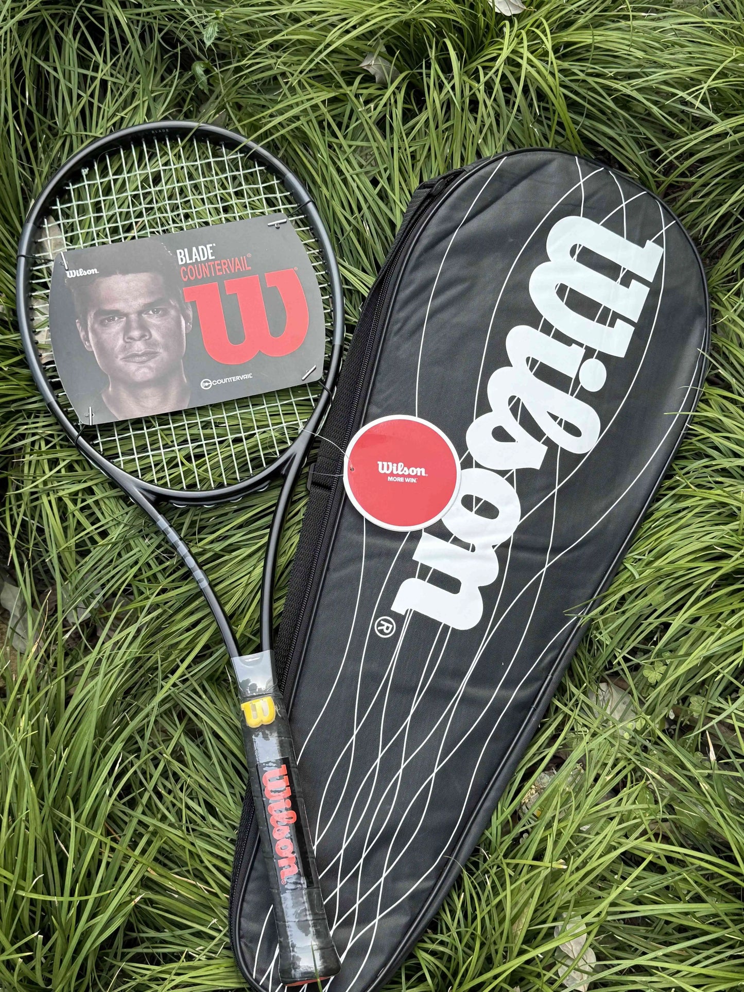 Wilson Blade98 18x20 V6 All Carbon Countervail Tennis Racquet Suit Professional Male