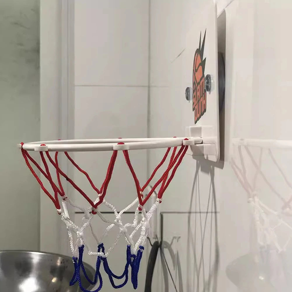 Suction Cup Basketball Hoop with 2 Balls Indoor Basketball Hoop