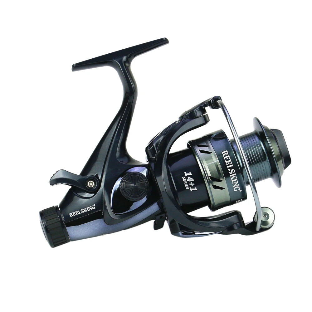 Max 8-25KG Drag 14+1 BB Carp Front Rear Double Brake Spinning Metal Spool  fishing reel saltwater