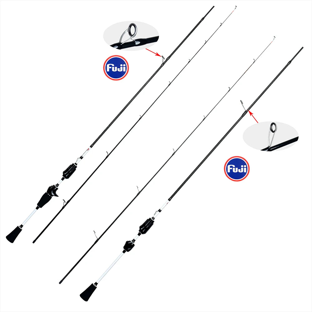 BIUTIFU XUL Ultralight Spinning Casting Fishing Rods