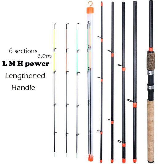 Sougayilang Feeder Fishing Rod Lengthened Handle6 Sections