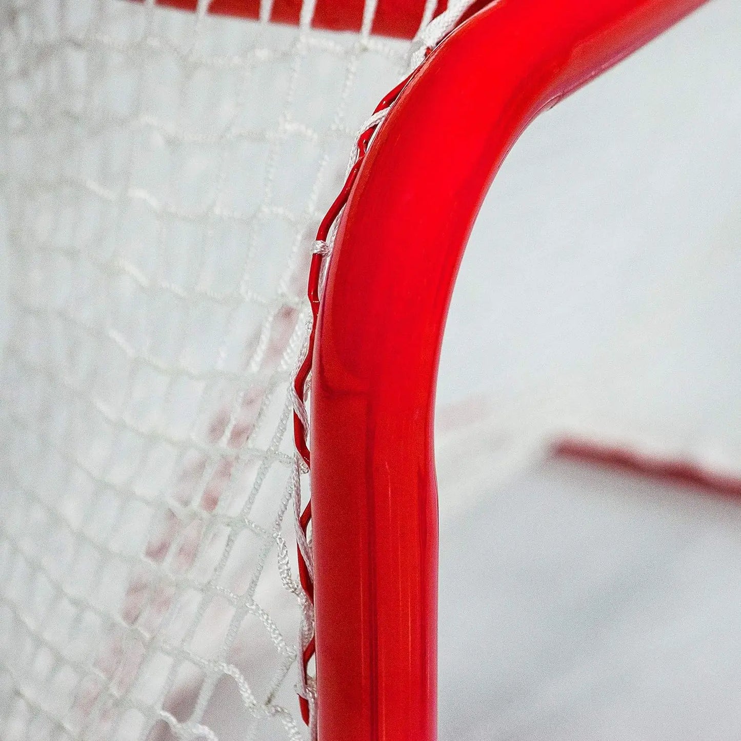 Knotless White Box Outdoor Sports Ice Hockey Goal Hockey Net Ice Net