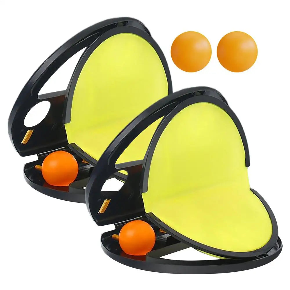 Paddle Ball Set Outdoor Throwing Catching Game Toys Toddler Activities 2 Players