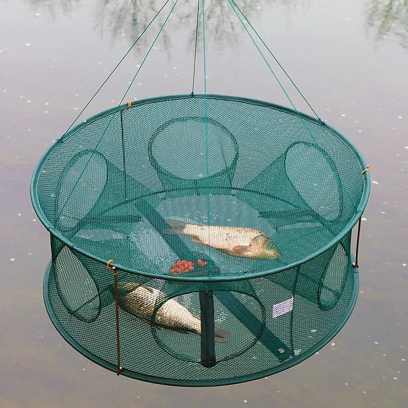 Shrimp cage fishing net lobster crab eel loach catch folding net fishing gear fishing net