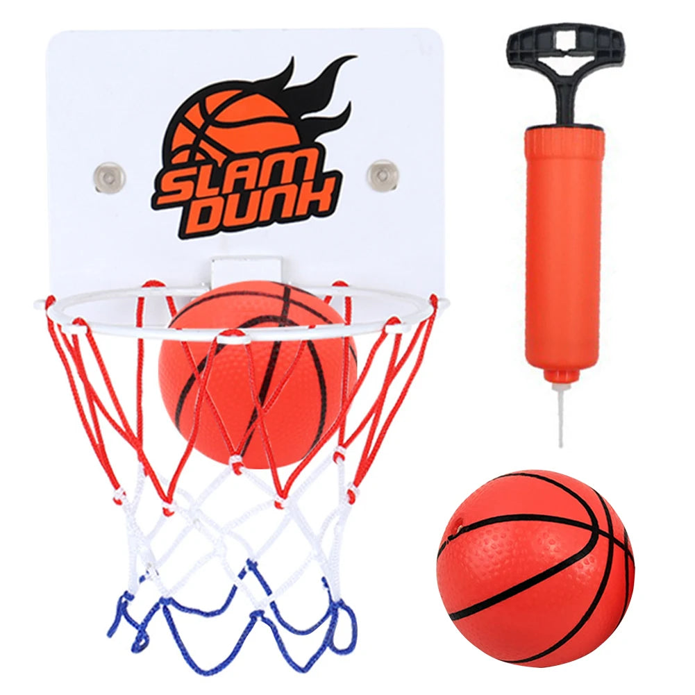 Suction Cup Basketball Hoop with 2 Balls Indoor Basketball Hoop