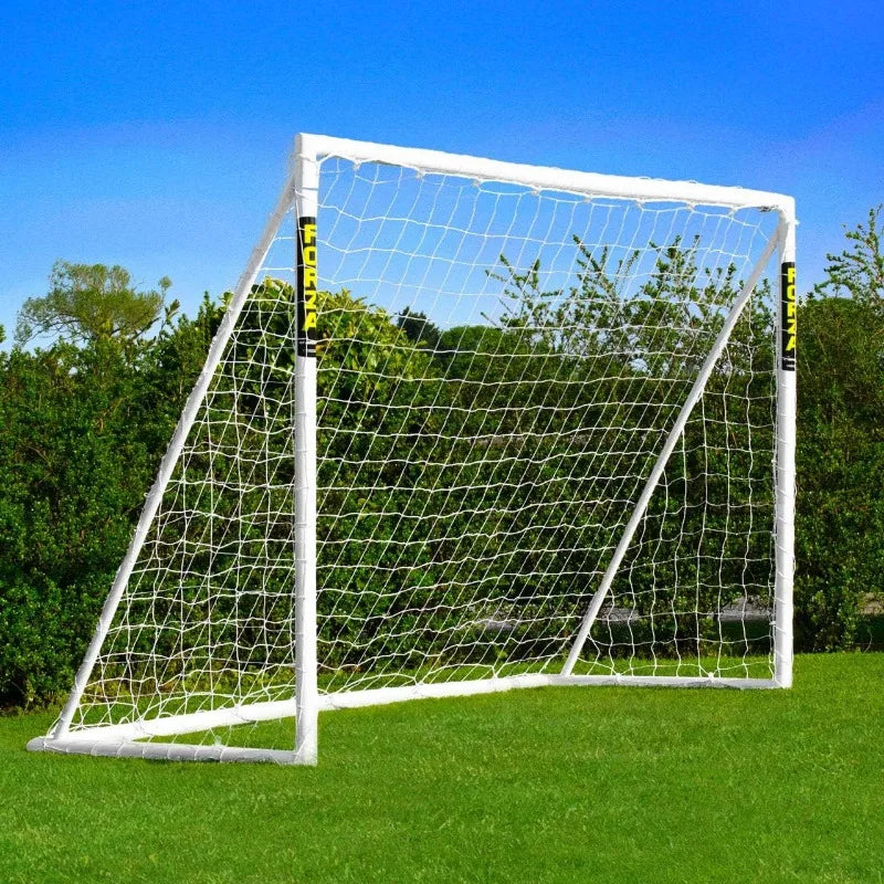 Backyard Soccer Goals [9 Sizes]  Ultra-Durable uPVC Weatherproof   Quick Assembly –