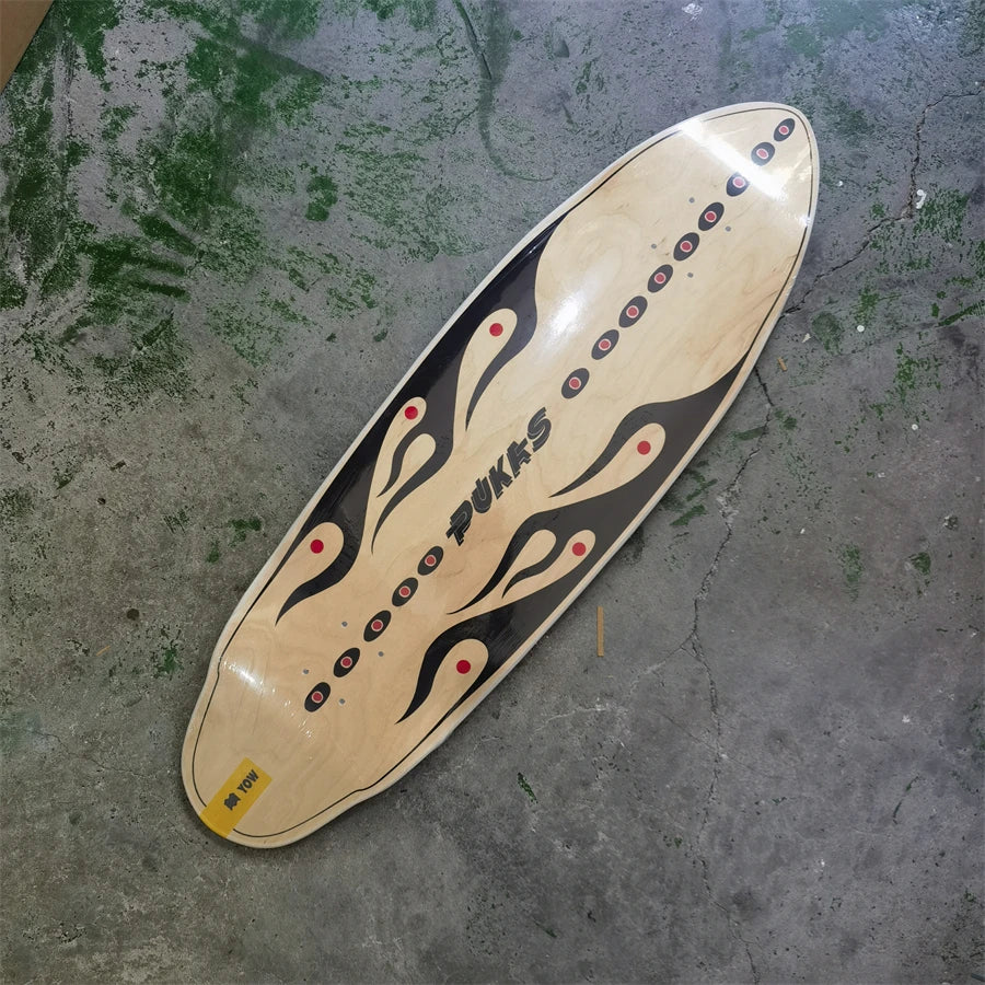 YOW land surf skateboard longboards whole kits good quality spring system branded with trucks wheels