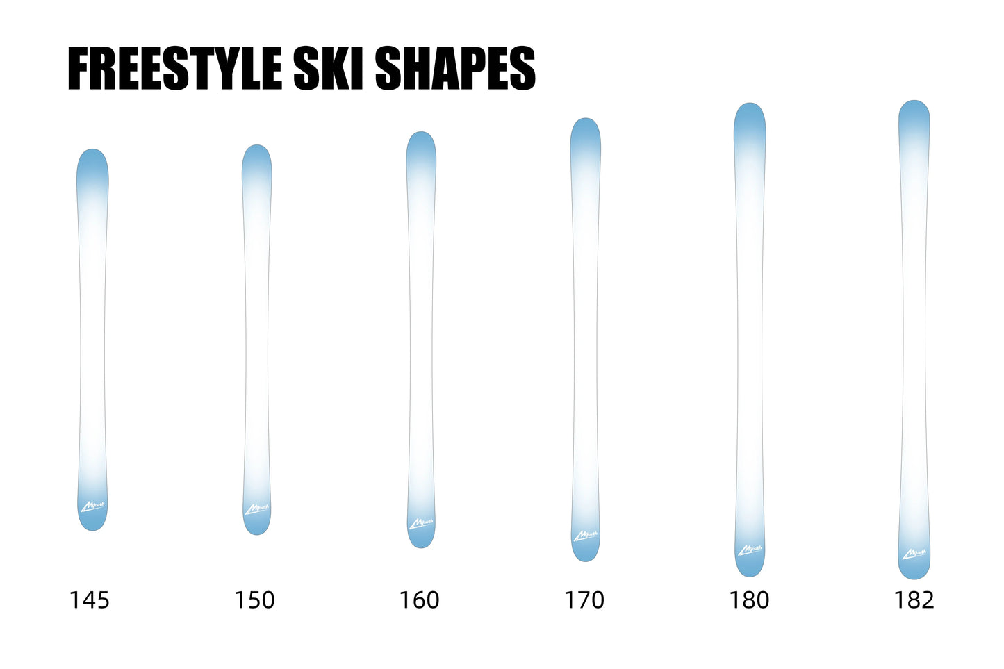 Factory Price Freestyle Twin Tip Soft Park All Mountain Alpine Snow Board Skis