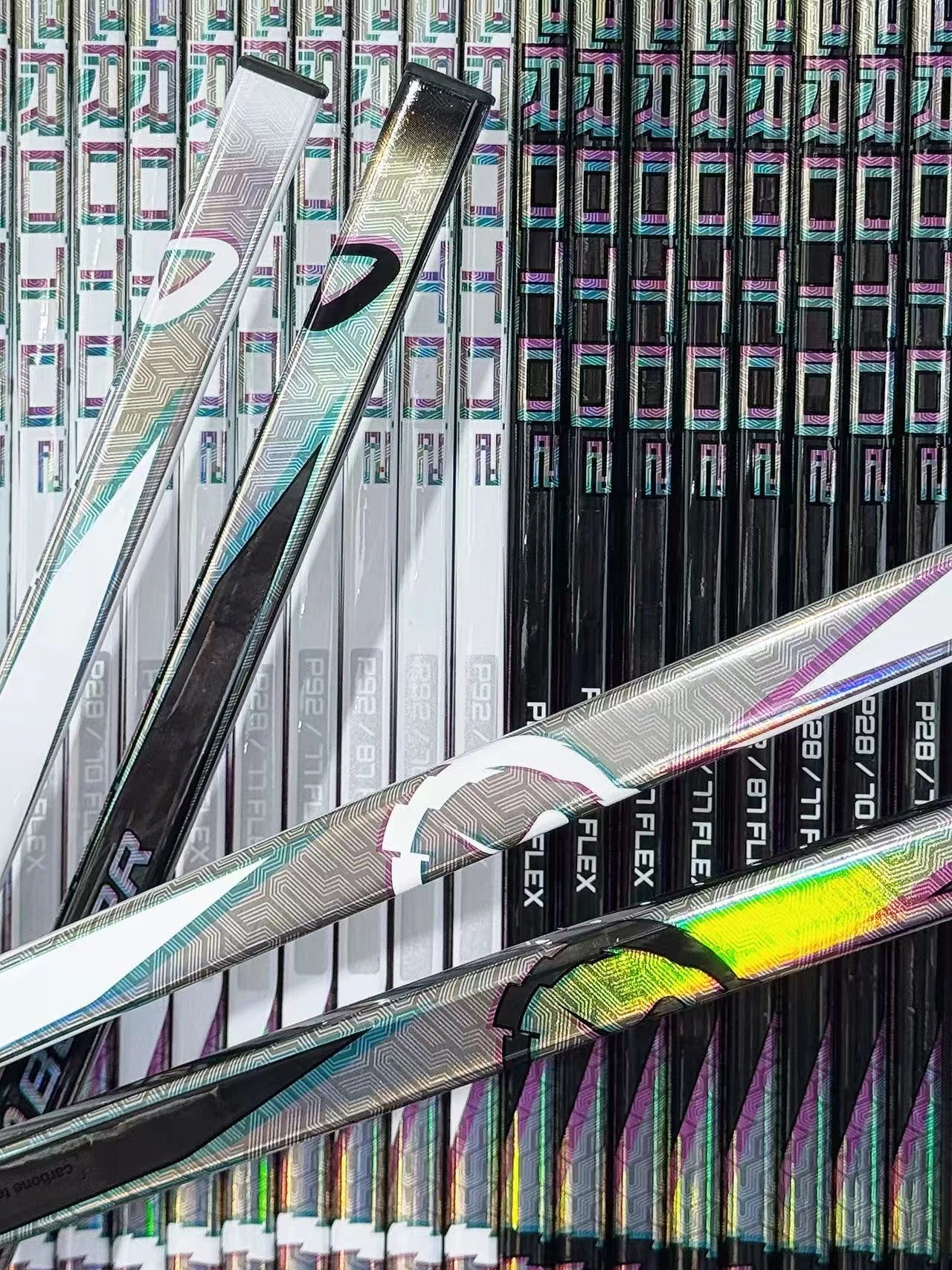 [2-PACK] Proto-2 White  Ice Hockey Sticks