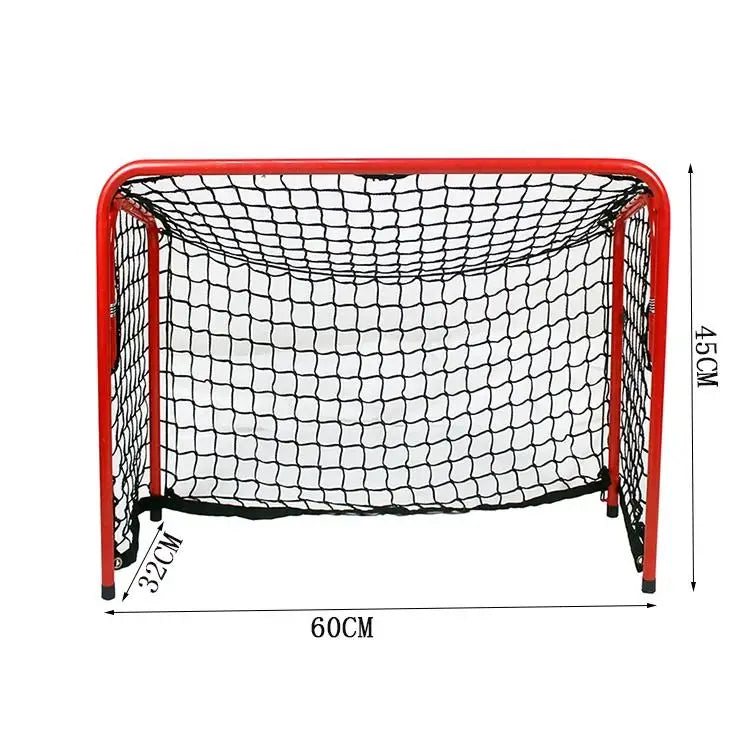 Easy Detachable Folding Ice Hockey Goal Net for Outdoor Indoor Training Games