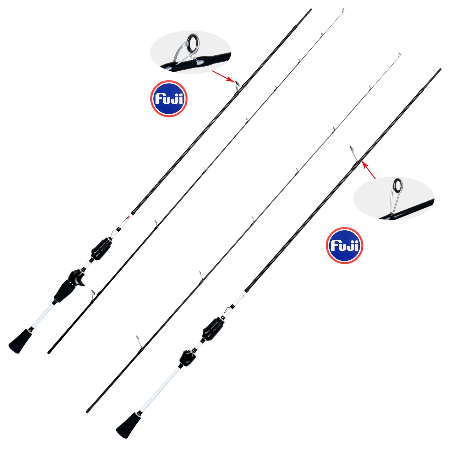 BIUTIFU XUL Ultralight Spinning Casting Fishing Rods