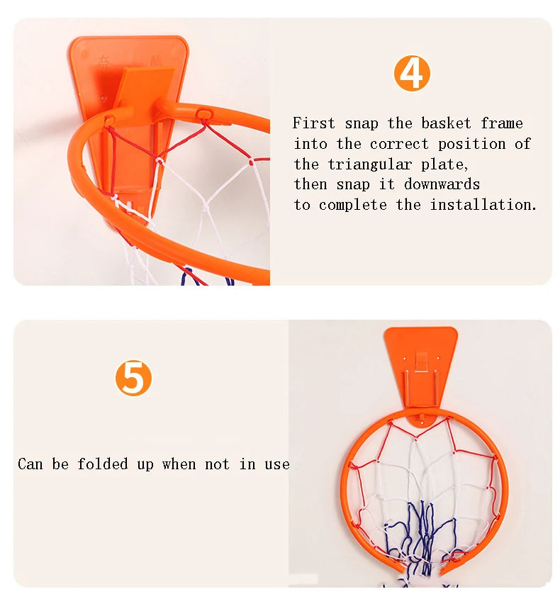 18/21/24CM Kids Bouncing Mute Basketball Squeezable Mute Bouncing Basketball