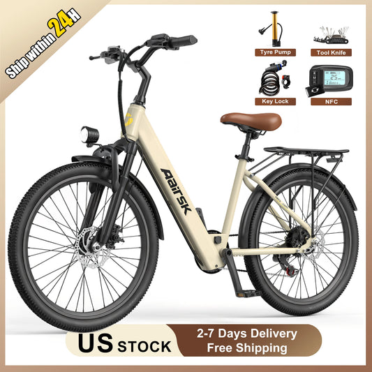 Electric Bike Adults 40Miles 23MPH Commuting Electric Mountain Bike
