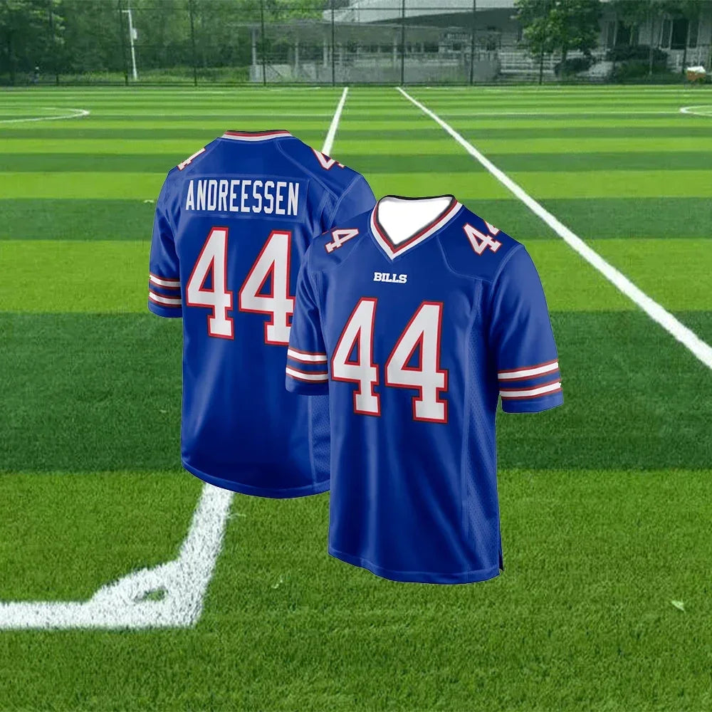Buffalo American Football Jersey Sportswear Training Team Jerseys Bill Allen No.10 3D