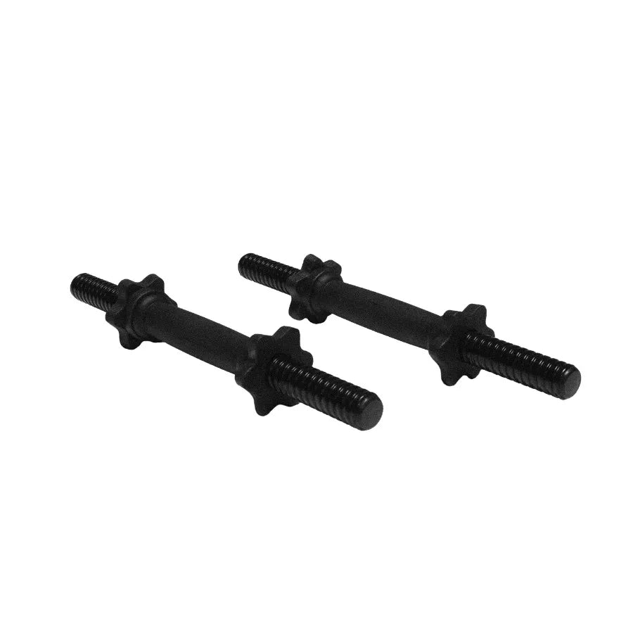 Standard 14" Threaded Dumbbell Handle Set, Black