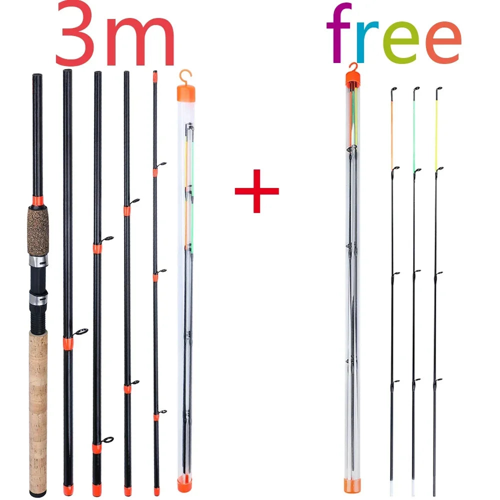 Sougayilang Feeder Fishing Rod Lengthened Handle6 Sections