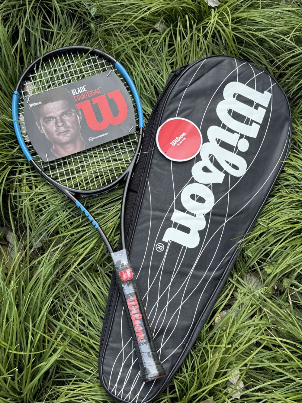 Wilson Blade98 18x20 V6 All Carbon Countervail Tennis Racquet Suit Professional Male