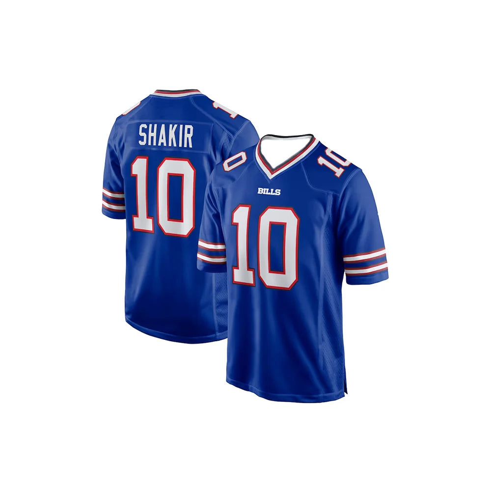 24-25 Adult Buffalo American Football Jerse Sportswear T-shirt Bills Allen 17 Number
