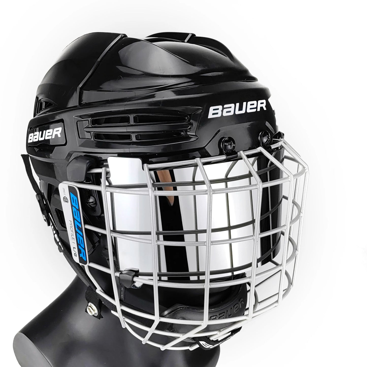 2024 New Model Senior Embedded Full size Hockey Helmet Clear visor Anti-Fog Anti-Scratch