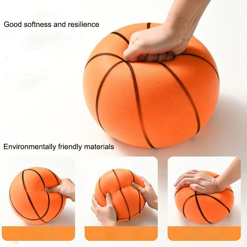 New Bouncing Mute Ball Size 3/5/7 Indoor Silent Basketball No Noise Soft High Density Foam