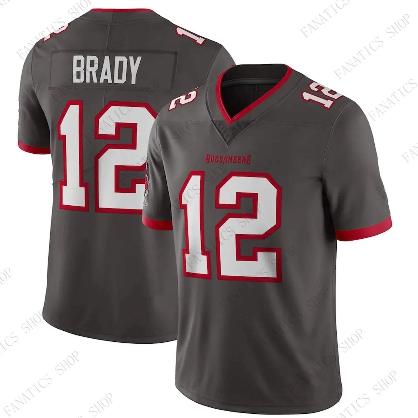 2024 Newest Summer Tom Brady Buccaneers Vapor F.U.S.E. Limited Rugby Jersey #12