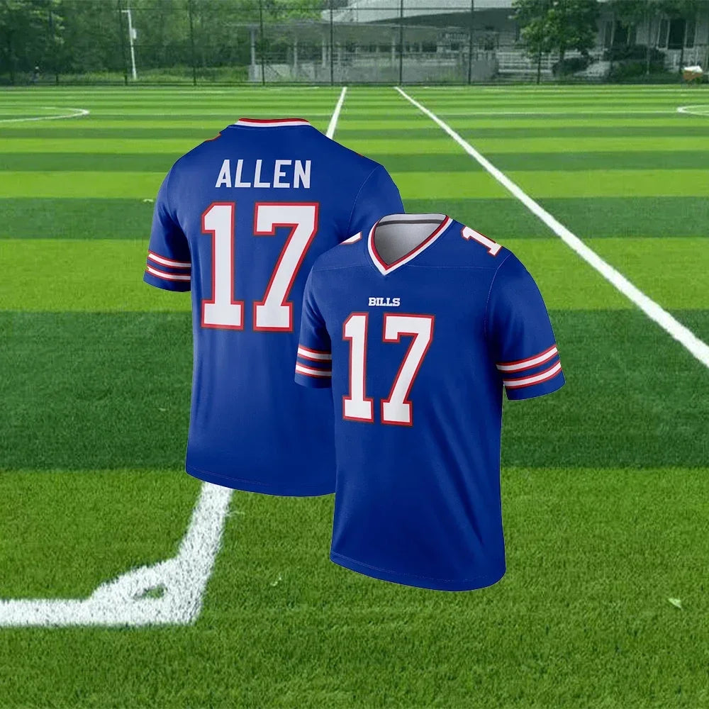 Buffalo American Football Jersey Sportswear Training Team Jerseys Bill Allen No.10 3D