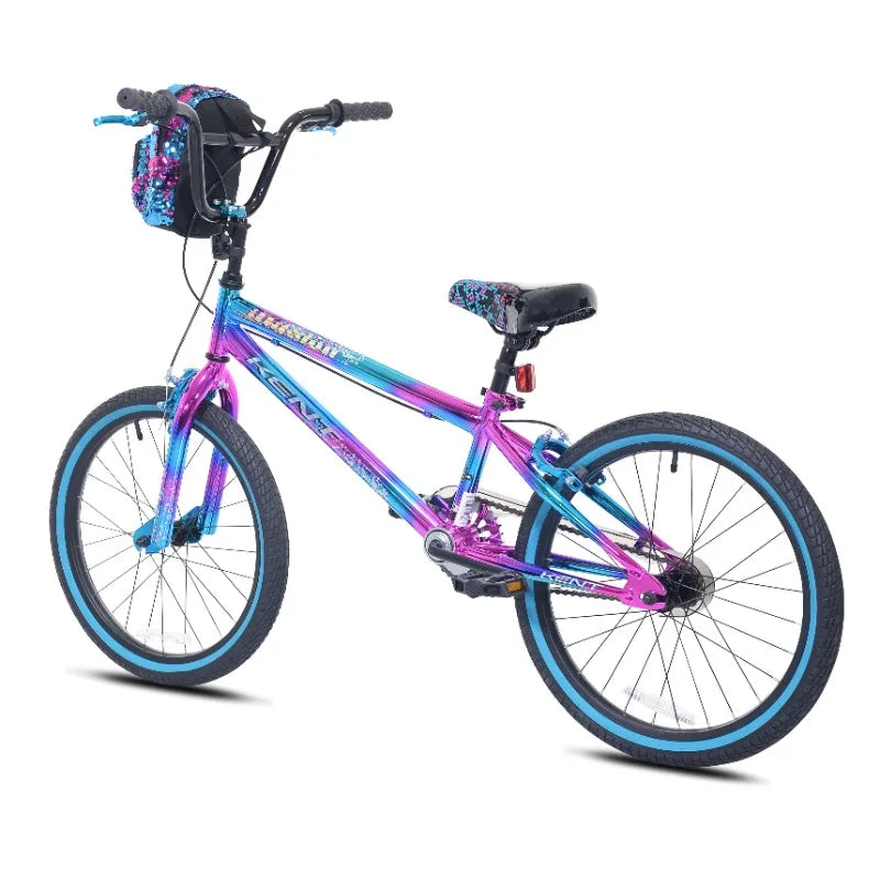 20" Kent Illusion BMX Bicycle, Fits Riders 4'2"-5', Blue/Purple, Child, Unisex