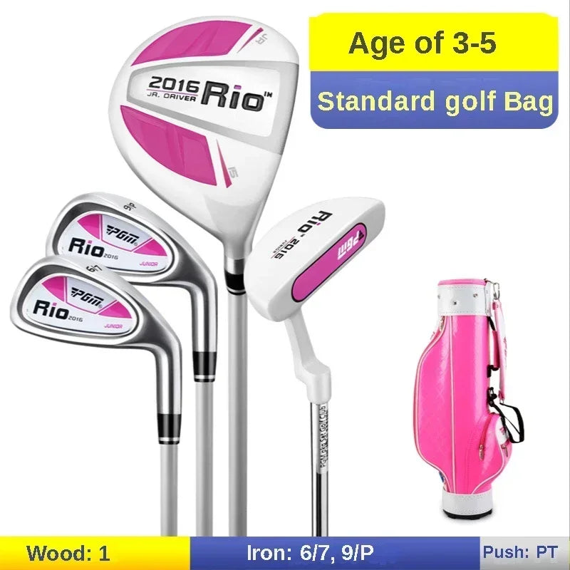 PGM 3-12 Age Boys Girls Kids Golf Club Full Sets Gift