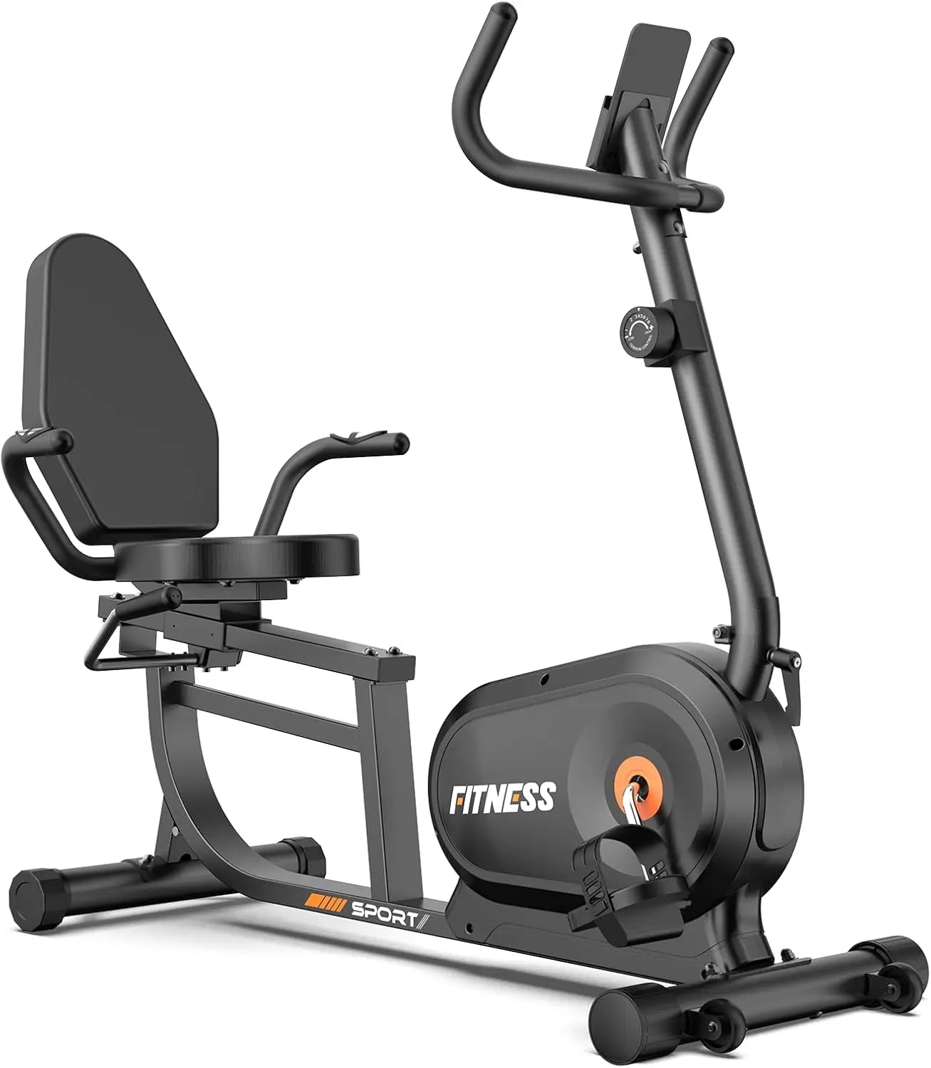 Recumbent Exercise Bike for Adults Seniors, Low-Impact Magnetic Stationary Exercise Bike