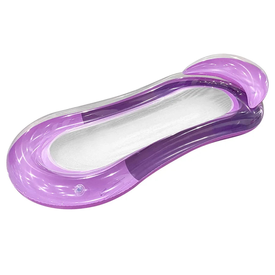 1pc Gradient Inflatable Water Floating Bed Portable  for Beach Swimming Pool Party