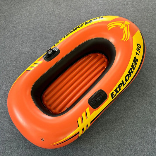 Inflatable Boat Outdoor Inflatable Fishing Bo at Single Rafting Swimming Pool Toy Boat