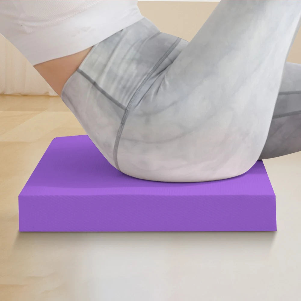 Yoga Balance Pad Anti Slip Exercise Balance Pad Fitness Balancing Pad Foam Cushion Mat for Stability Training