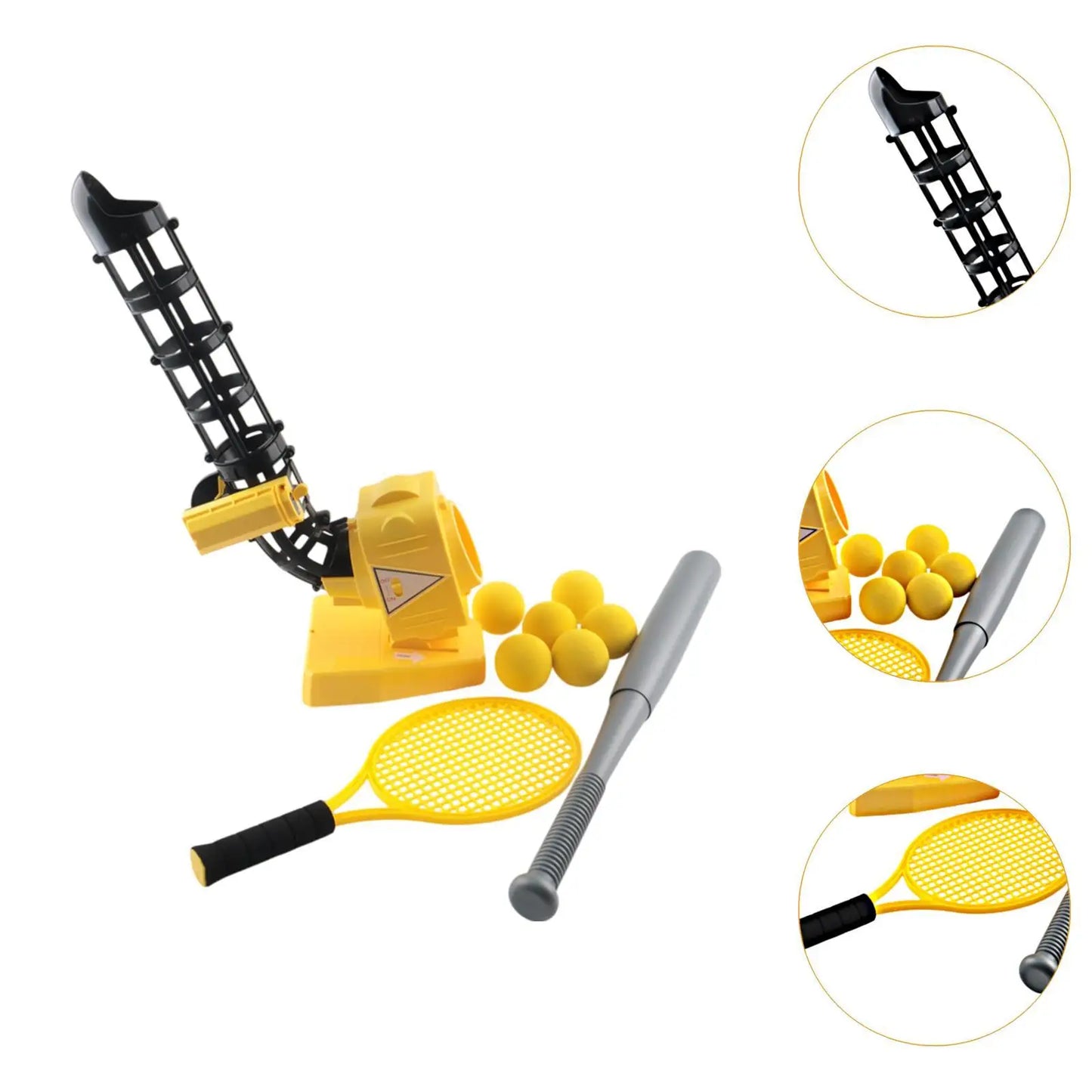 Auto Baseball Pitching Machine Outdoor Toy Set for Kids Teens Girls Boys