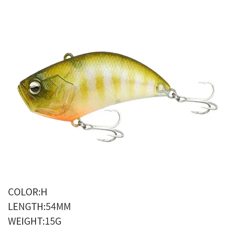 1PCS Winter Vibrating VIB Road Runner 54MM/15G Full Swimming Long Casting Warbler Road Runne