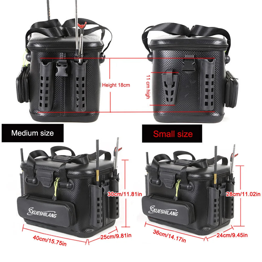EVA Multifunction Fishing Bag Rod Bait Reel Portable Fish Storage Bag