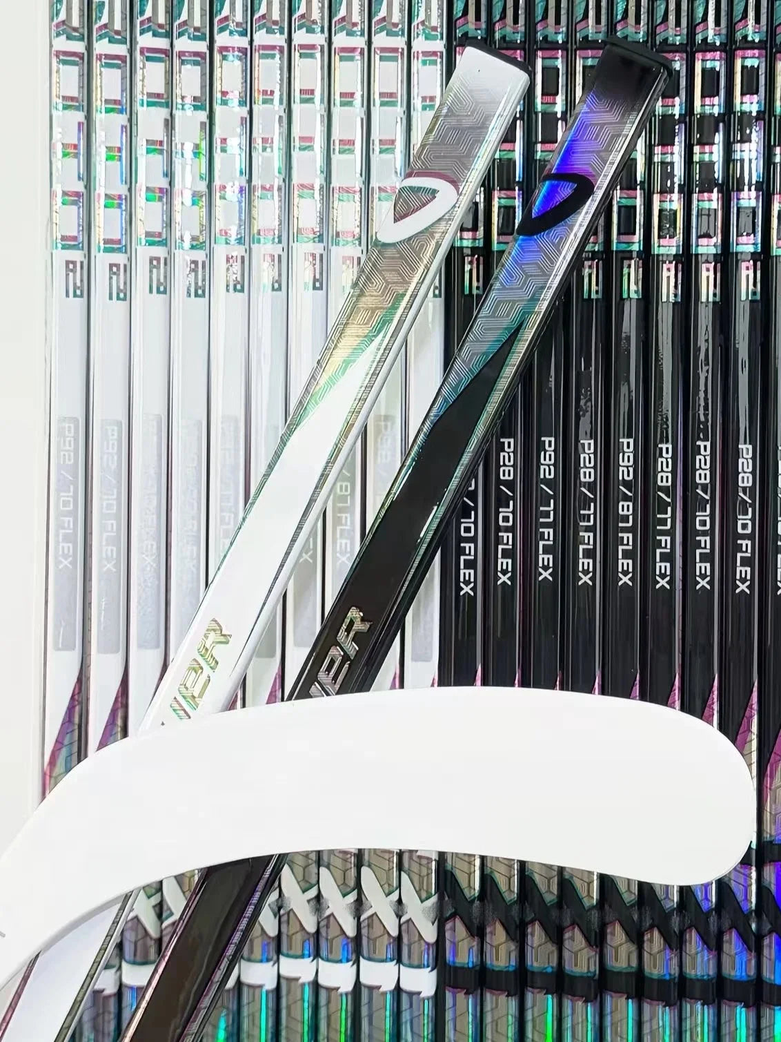 [2-PACK] Proto-2 White  Ice Hockey Sticks