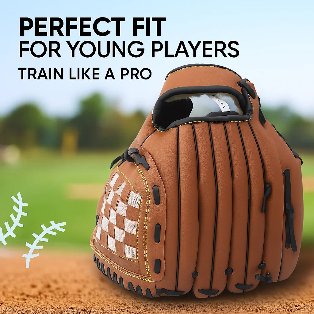 Outdoor camping sport Baseball Gloves Softball Practice Equipment Size 9.5 Left Hand